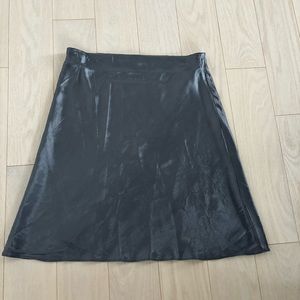 BABATON (Aritzia) Mini Slip Satin Skirt